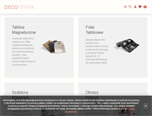 Tablet Screenshot of deco-strefa.com.pl